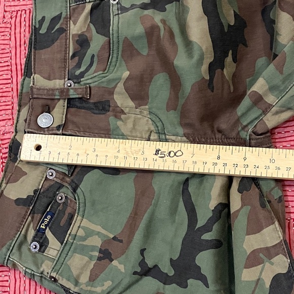 Ralph Lauren Girls size 8 W24L23.5 rise 9” Camouflage Pants - Picture 11 of 16